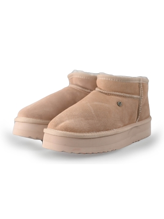 Warmbat Enkellaarzen Beige 235089
 Maat 38
 
