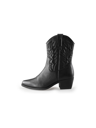 Manfield Cowboy laarzen Zwart 236377
 Maat 38
 