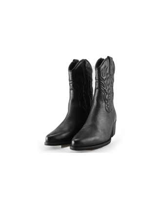 Manfield Cowboy laarzen Zwart 236377
 Maat 38
 