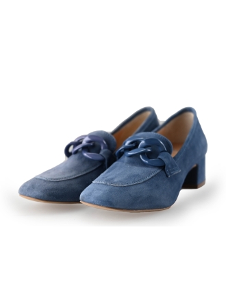 Manfield Loafers Blauw 236390
 Maat 37
 