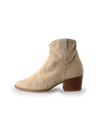 Manfield Enkellaarzen Beige 236705
 Maat 37
 