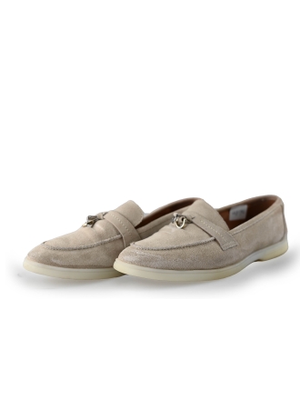 Manfield Loafers Beige 237340
 Maat 40
 