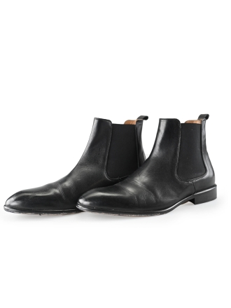 Manfield Chelsea boots Zwart 237356
 Maat 43
 