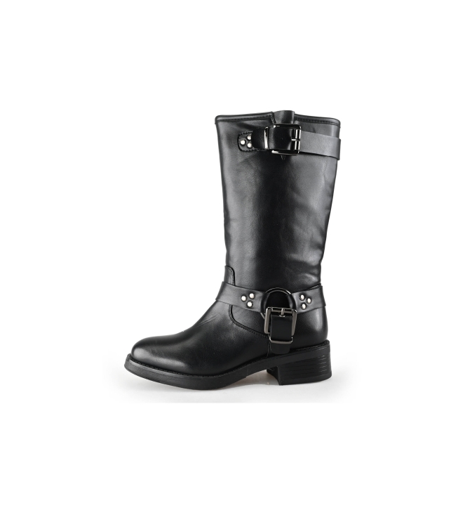 Ann Rocks Biker Boots
