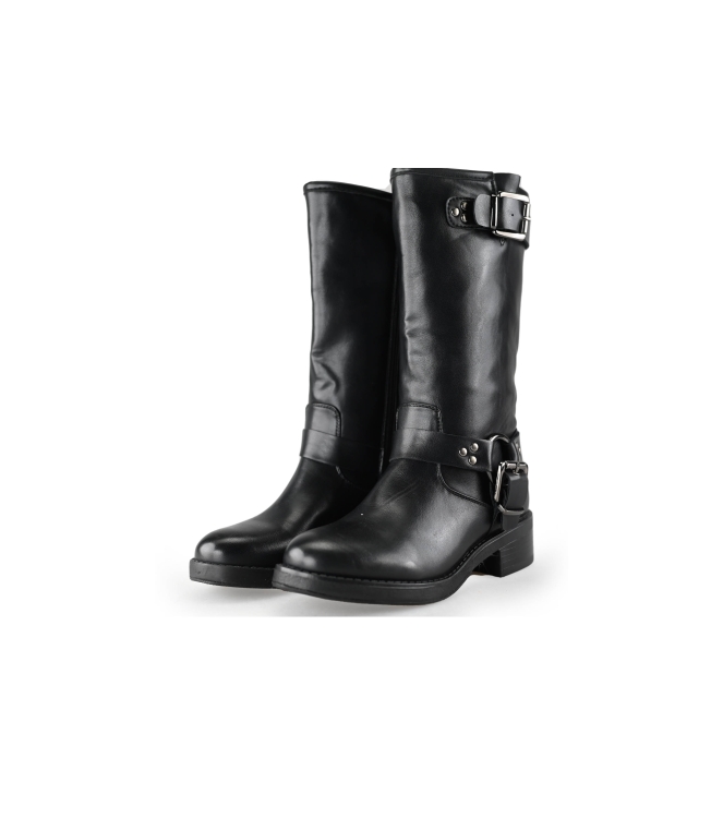 Ann Rocks Biker Boots