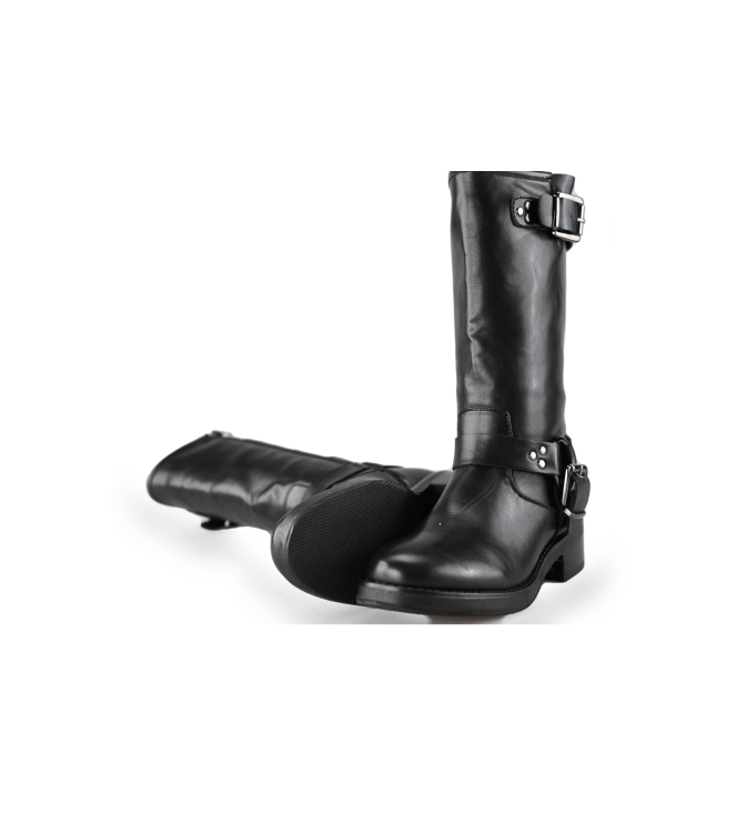 Ann Rocks Biker Boots
