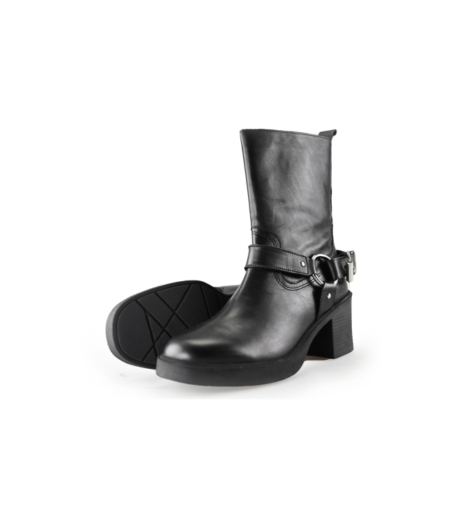 Ann Rocks Biker Boots