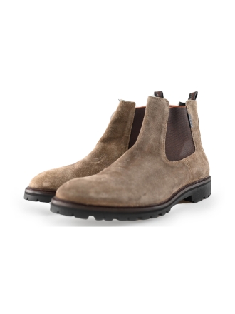 Floris van Bommel Chelsea boots Bruin 240867
 Maat 45½
 