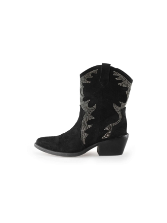 Ann Rocks Cowboy laarzen Zwart 241123
 Maat 40
 