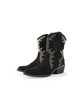 Ann Rocks Cowboy laarzen Zwart 241123
 Maat 40
 