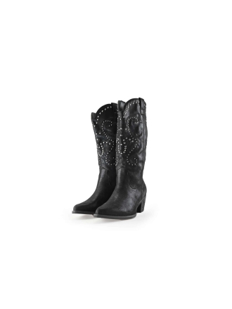 Ann Rocks Cowboy laarzen Zwart 241216
 Maat 41
 