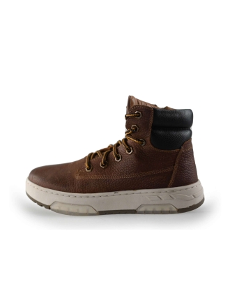 Muyters Hoge sneakers Bruin 241505
 Maat 34
 