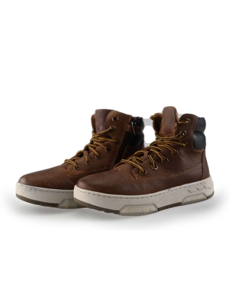 Muyters Hoge sneakers Bruin 241505
 Maat 34
 