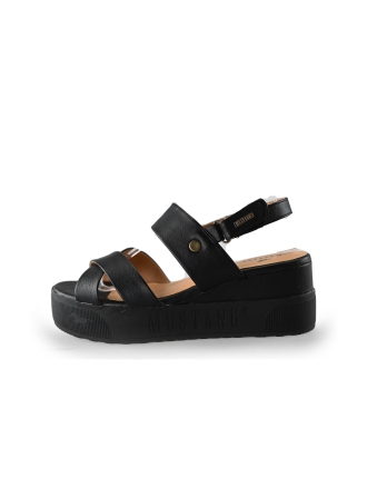 Mustang Sandalen Zwart 241941
 Maat 37
 