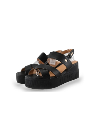 Mustang Sandalen Zwart 241941
 Maat 37
 