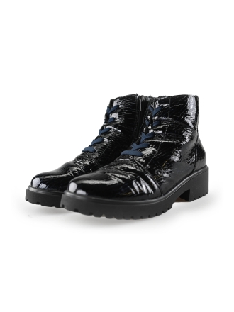Waldlaufer Veterboots Zwart 242131
 Maat 40
 