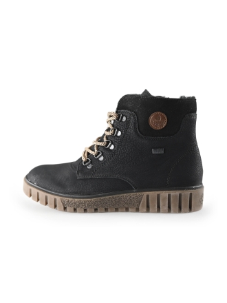 Rieker Veterboots Zwart 243086
 Maat 41
 