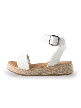 Poelman Sandalen Wit 243101
 Maat 40
 