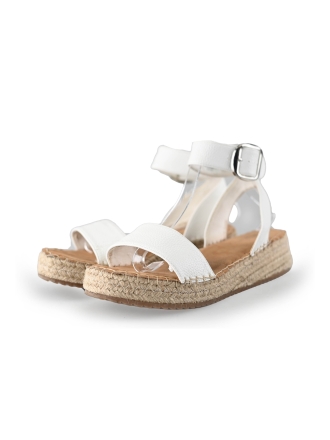 Poelman Sandalen Wit 243101
 Maat 40
 