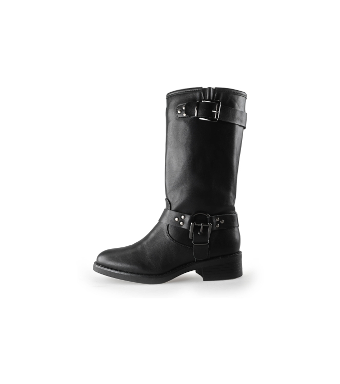 Ann Rocks Biker Boots