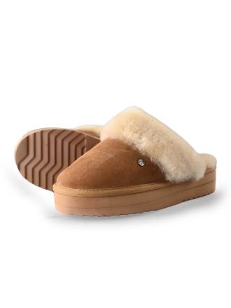 Warmbat Pantoffels Bruin 245141
 Maat 38
 