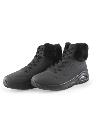 Skechers Hoge sneakers Zwart 245350
 Maat 40
 