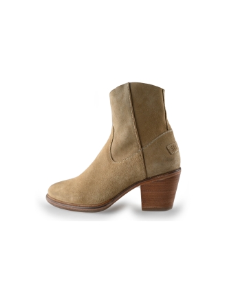 Shabbies Enkellaarzen Bruin 245623
 Maat 39
 