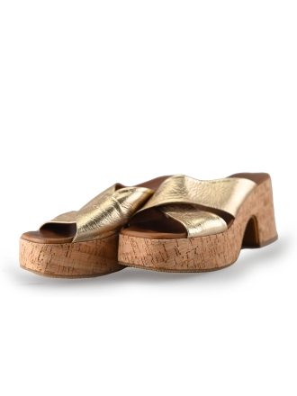 Notre-V Sleehakken Goud 245817
 Maat 38
 