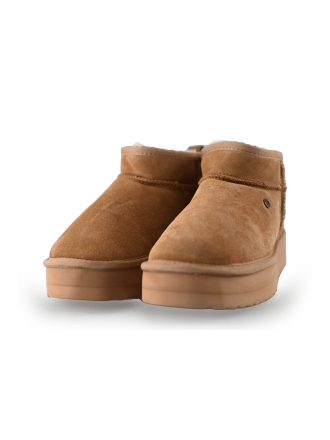 Warmbat Enkellaarzen Beige 246809
 Maat 40
 