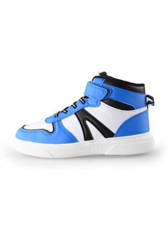 Nelson Hoge sneakers Blauw 247201
 Maat 34
 