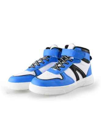 Nelson Hoge sneakers Blauw 247201
 Maat 34
 