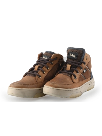 Enzo Hoge sneakers Bruin 258774
 Maat 32
 