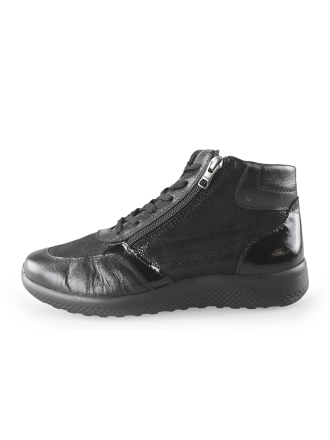 Ara Hoge sneakers Zwart 259685
 Maat 39
 