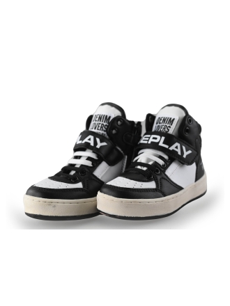 Replay Hoge sneakers Zwart 259700
 Maat 28
 