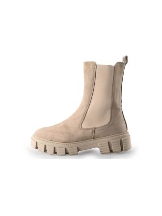 Lina Locchi Enkellaarzen Beige 261539
 Maat 38
 
