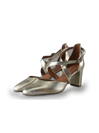 Manfield Pumps Goud 265236
 Maat 41
 