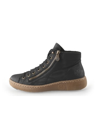 Rieker Hoge sneakers Zwart 265894
 Maat 41
 