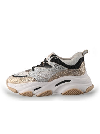 Steve Madden Sneakers Zilver 265916
 Maat 43
 
