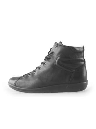 Ecco Hoge sneakers Zwart 265981
 Maat 39
 