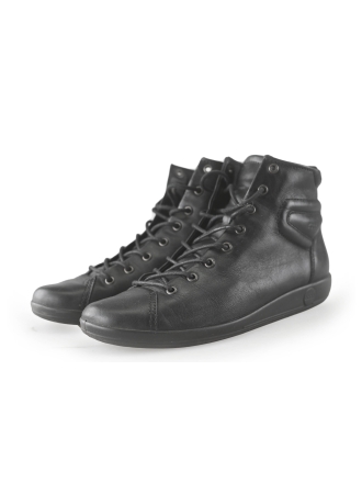 Ecco Hoge sneakers Zwart 265981
 Maat 39
 