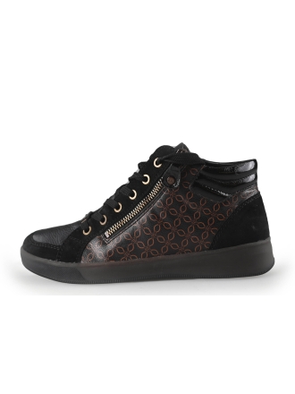 Ara Hoge sneakers Zwart 266409
 Maat 37
 