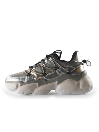 Steve Madden Sneakers Zilver 266632
 Maat 41
 