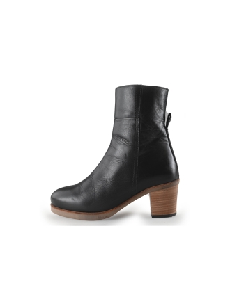 Shabbies Amsterdam Enkellaarzen Zwart 267087
 Maat 37
 
