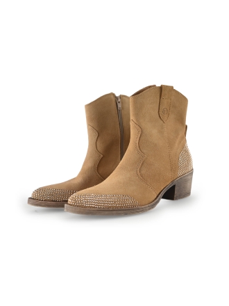 Tamaris Enkellaarzen Beige 267597
 Maat 37
 