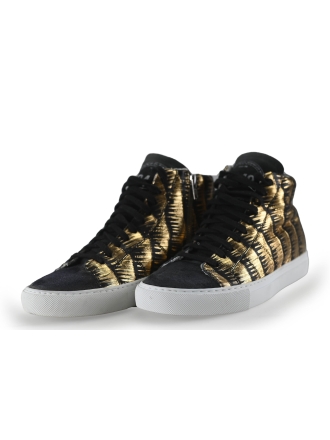 P448 Hoge sneakers Zwart 267630
 Maat 39
 