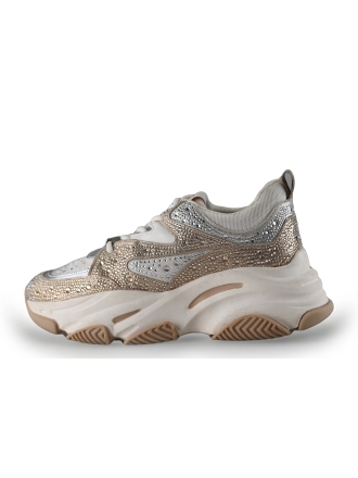 Steve Madden Sneakers Zilver 267691
 Maat 37
 