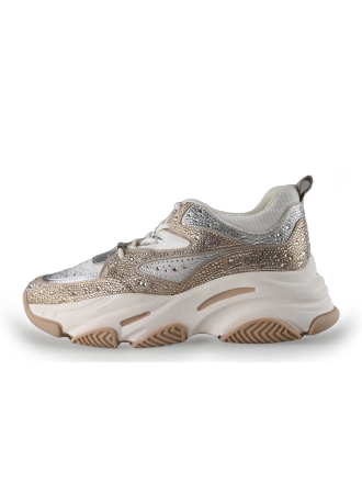 Steve Madden Sneakers Zilver 267937
 Maat 41
 