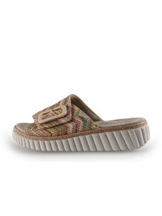 Rieker Slippers Beige 268988
 Maat 40
 