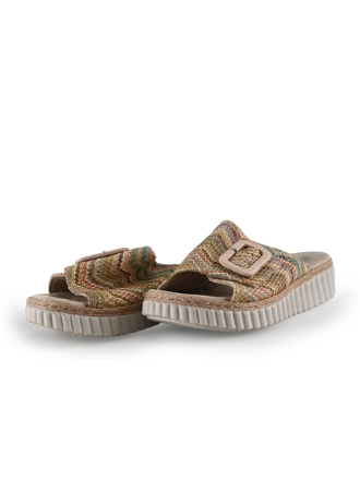 Rieker Slippers Beige 268988
 Maat 40
 