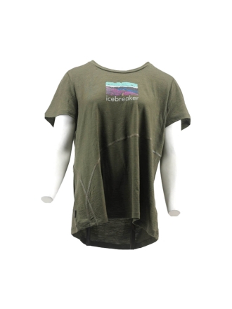 Icebreaker T-shirt Groen 600187
 Maat XL
 